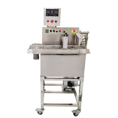 سعر جيد Ice Cream Mochi Chocolate Coating Machine | Automatic Enrobing Solution  الانترنت